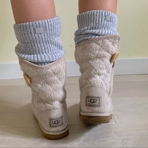 UGG Sweater wool blend boots